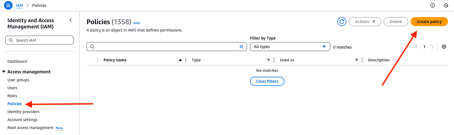 Amazon S3 Policies