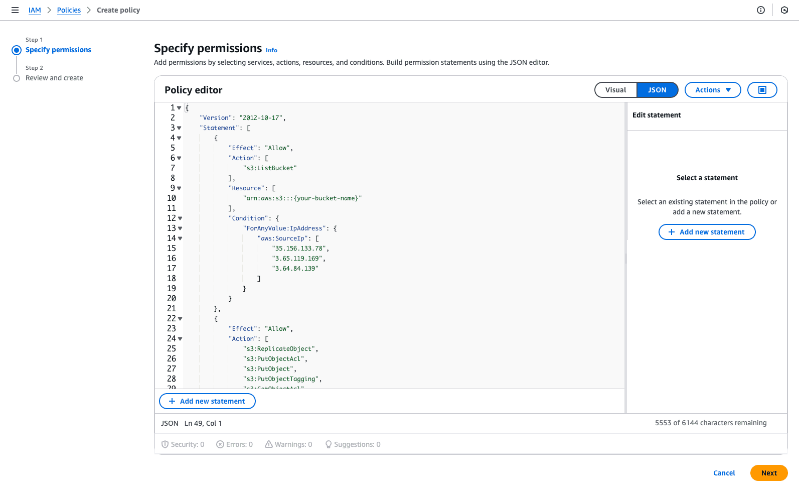 Amazon S3 Permissions