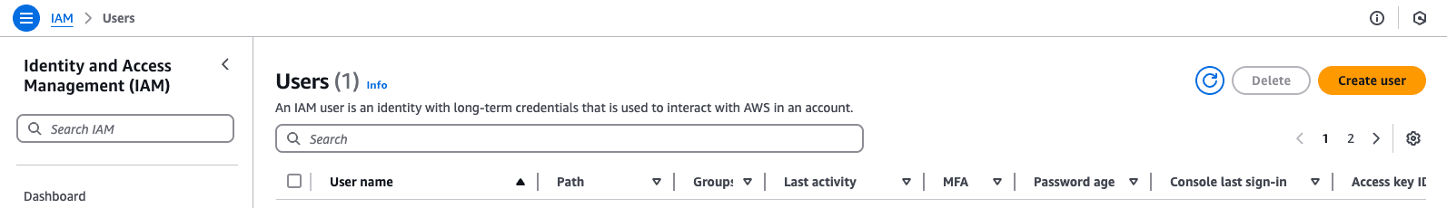 Amazon S3 Add users