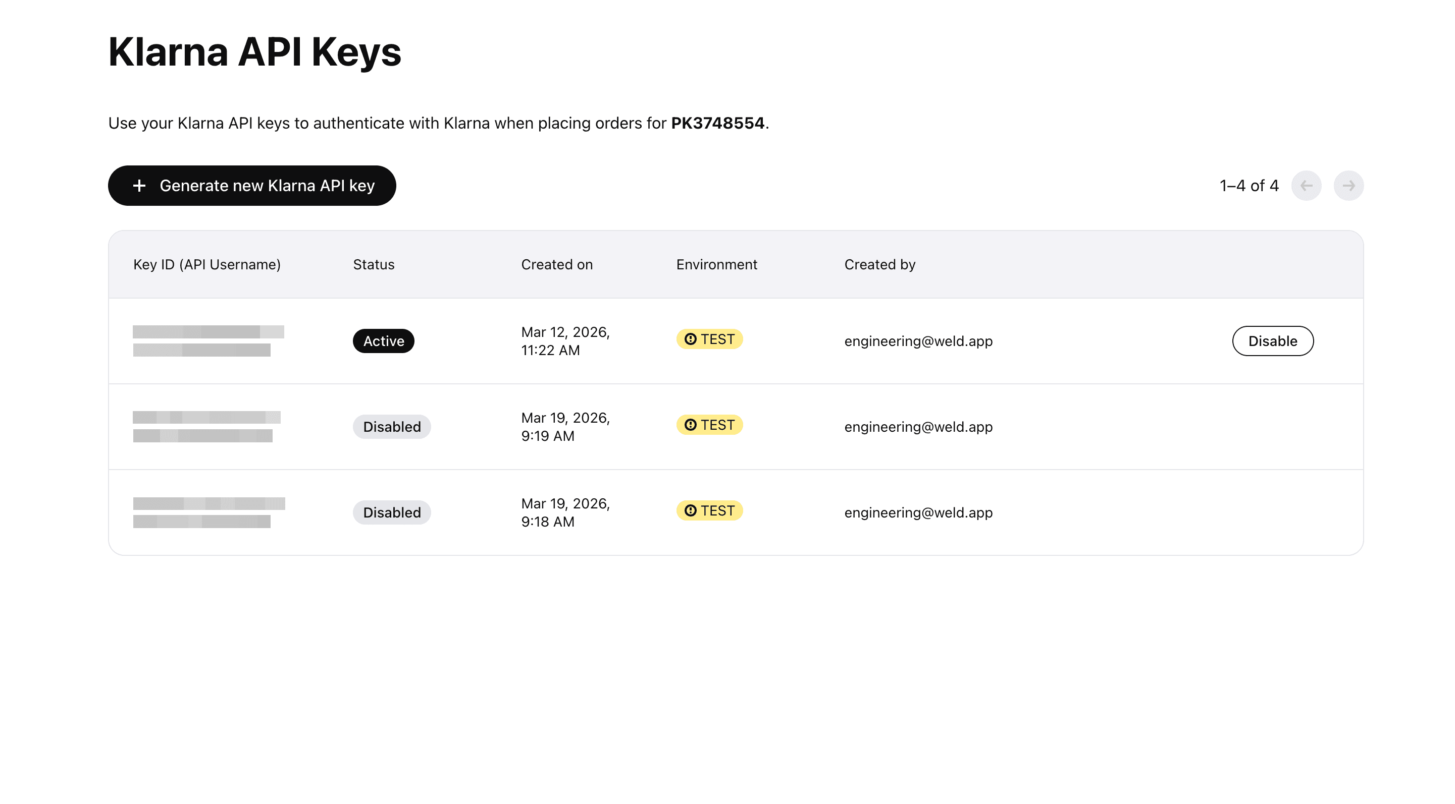Klarna Merchant - Home page