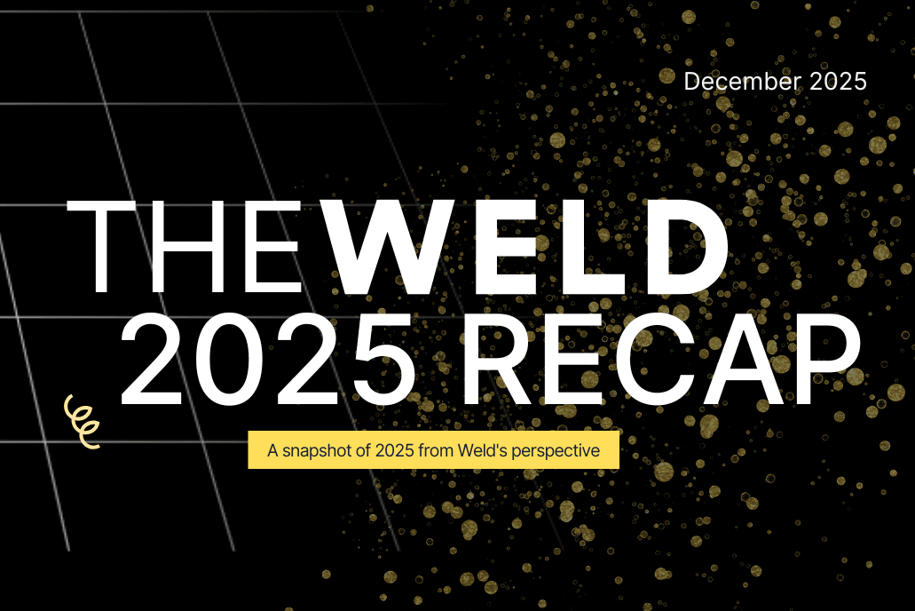 2025 Wrapped: A snapshot of the year from Weld's perspective image