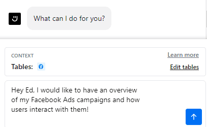 Ed Facebook Ads query