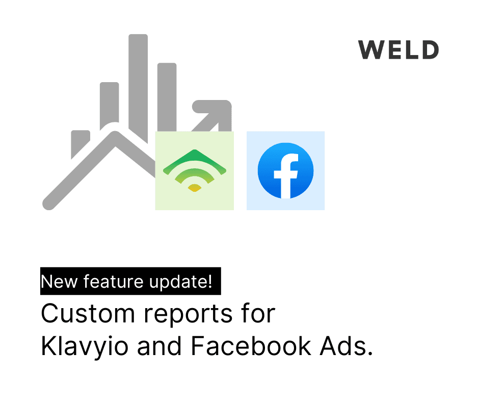 New Klaviyo and Facebook Ads custom reports features image