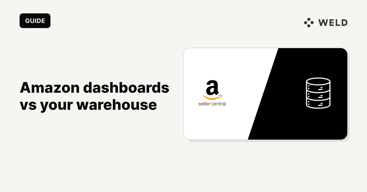 Amazon Dashboards vs Data Warehouse: closing the gap