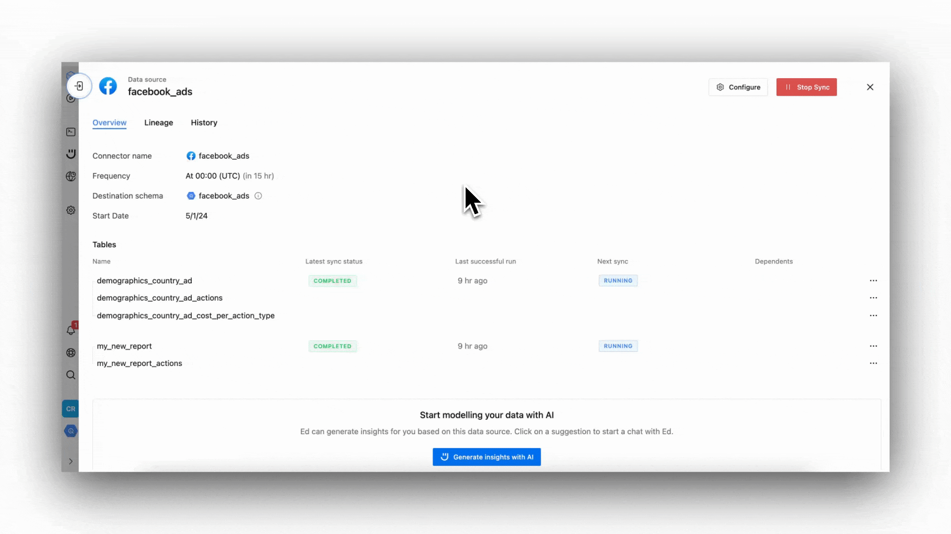Facebook ads update new user