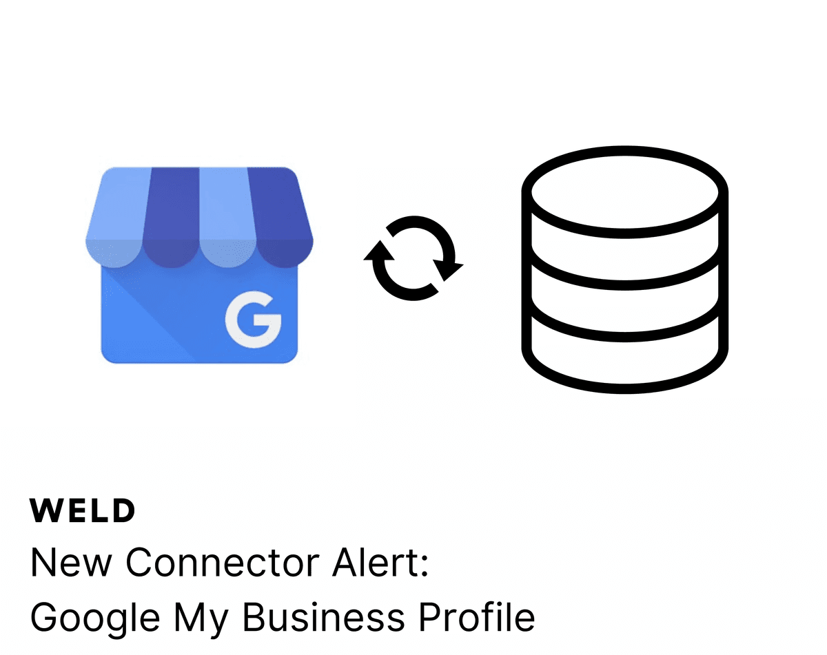 Sync your Google My Business Profile data directly to your data warehouse/