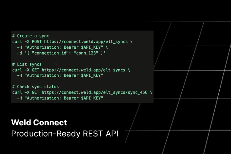 Introducing Weld Connect - A Production-Ready REST API for Modern Data Teams image