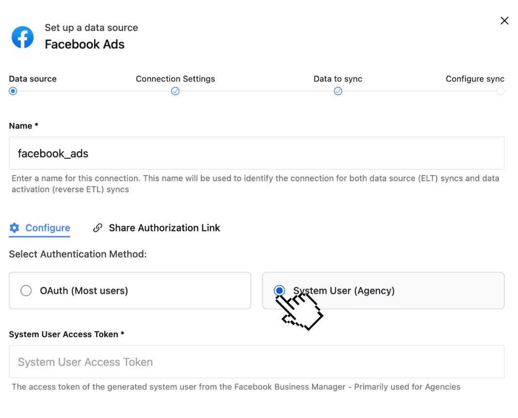 Facebook Ads: Support for System User tokens