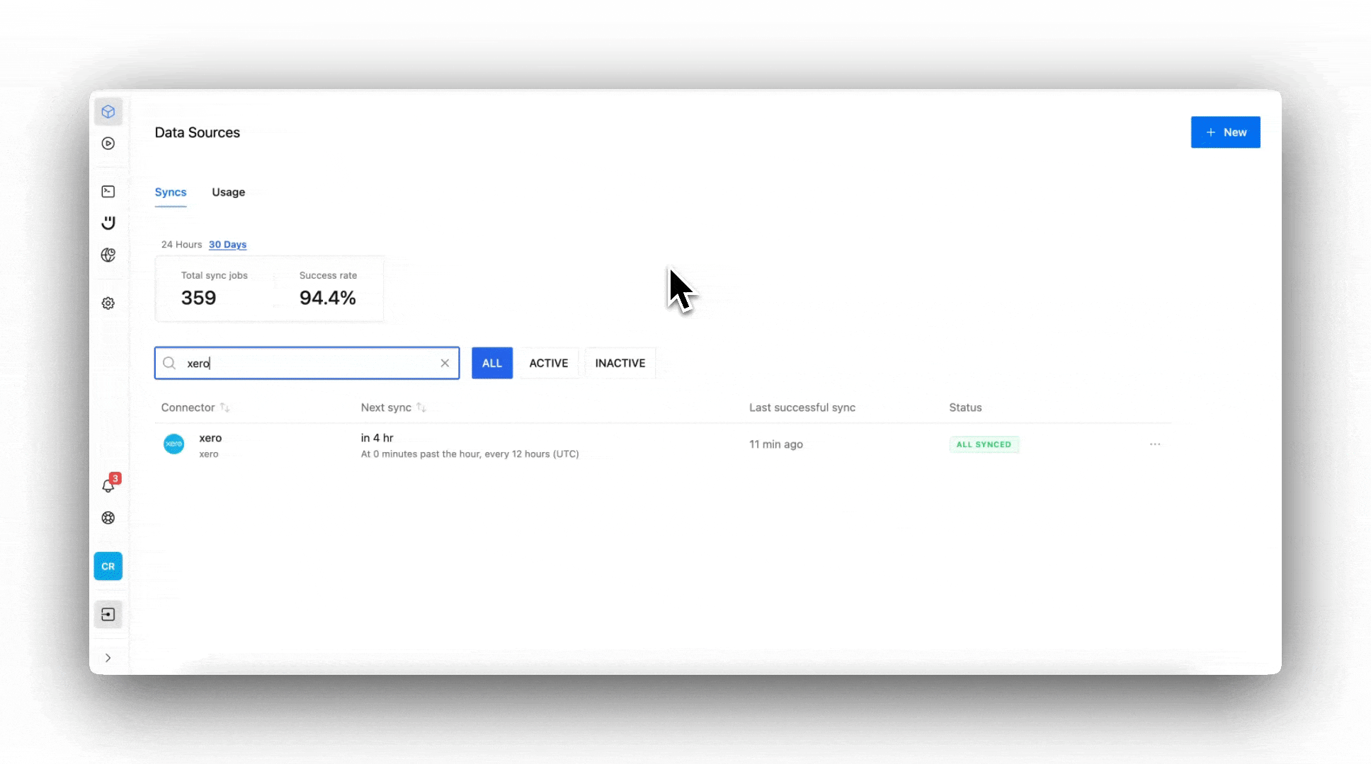 Xero: Profit and Loss report
