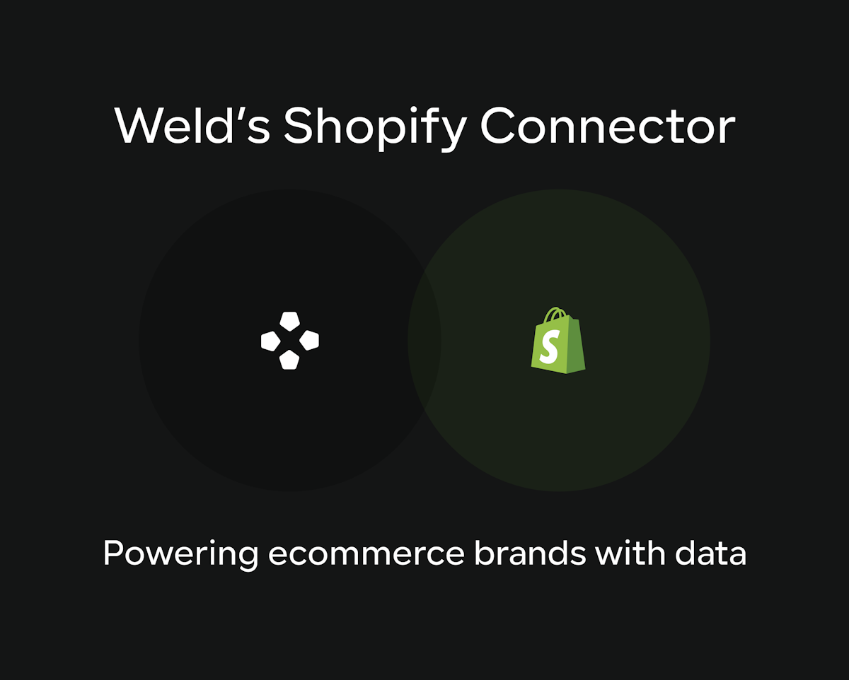 Weld + Shopify: Powering Your Ecommerce Brand With Data