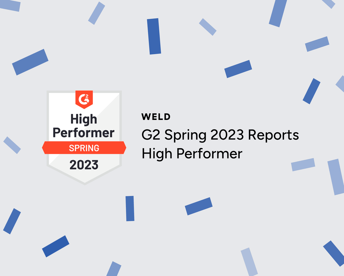 Weld Celebrates G2 High Performer Badge Achievement for 2023