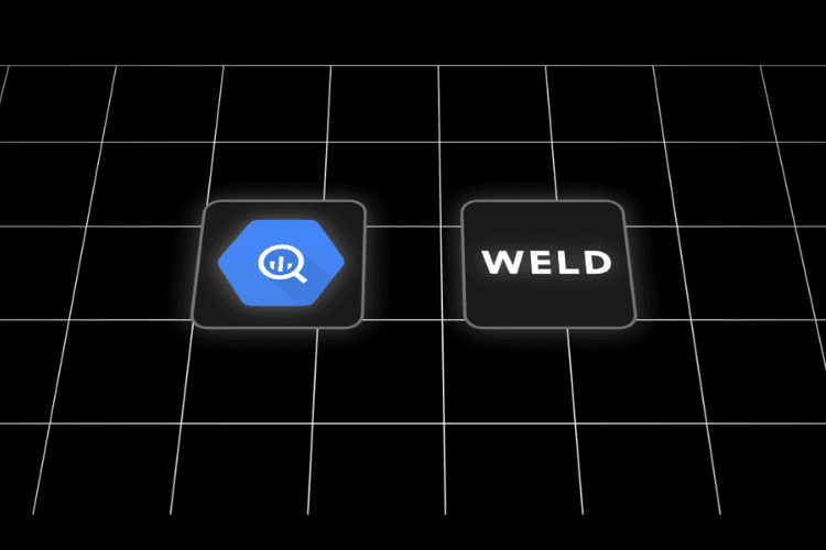 Use BigQuery as a Source in Weld image