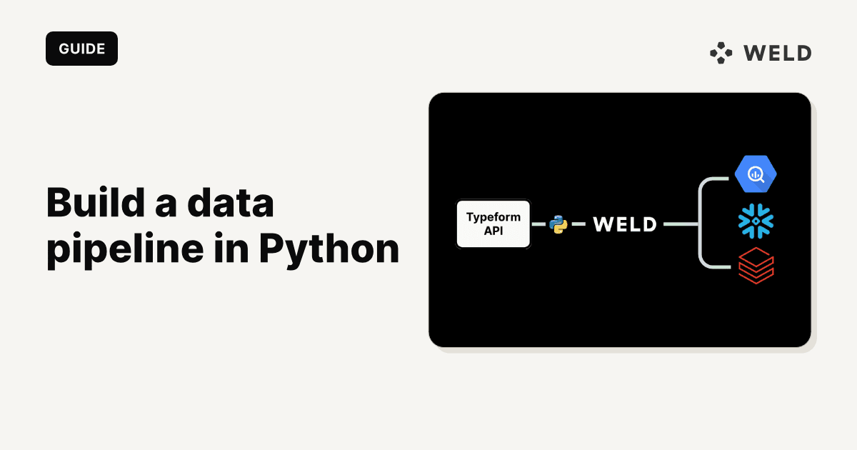 How to Build a Data Pipeline for Typeform in Python
