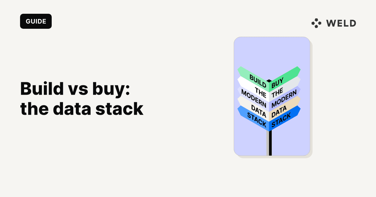Build vs. Buy – How to approach the Modern Data Stack