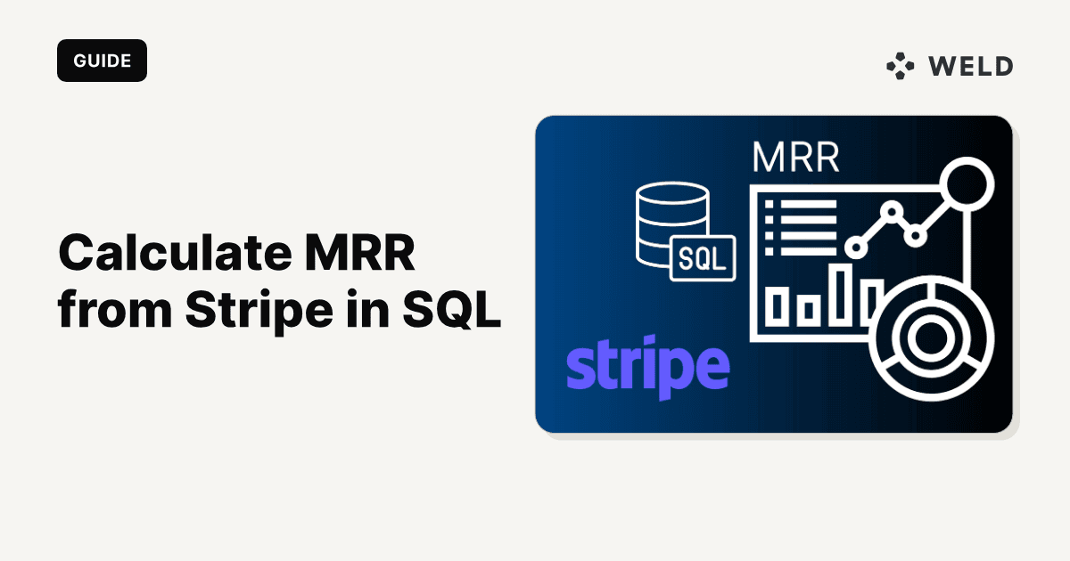 How do you calculate MRR with Stripe using SQL