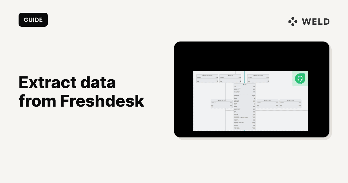 How to extract data from Freshdesk