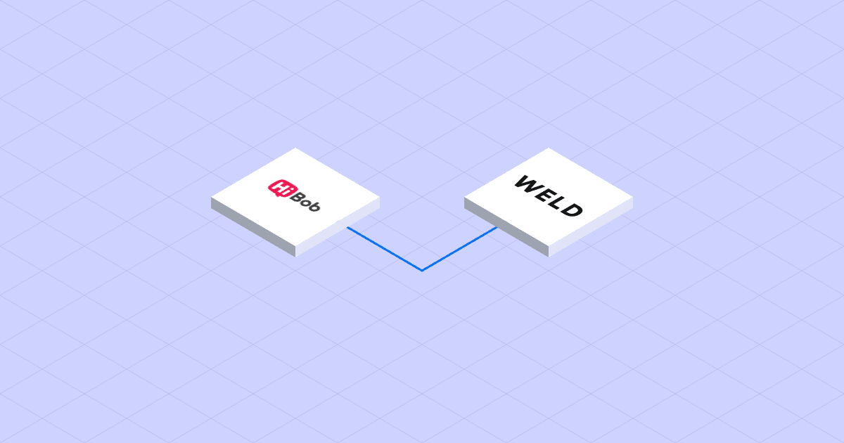 HiBob integration now available in Weld: Sync HR and people data effortlessly