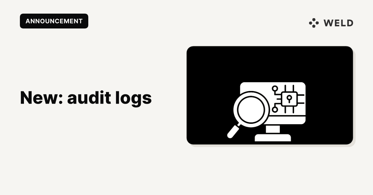 New feature Alert: Audit Logs