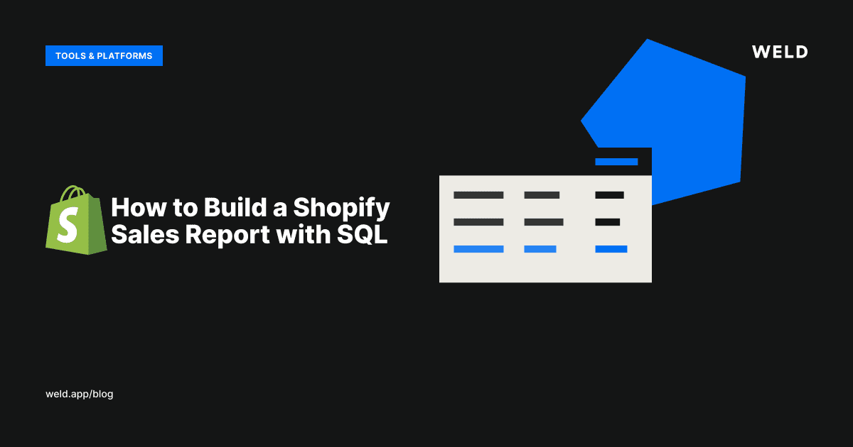 How to Build a Shopify Sales Report with SQL image