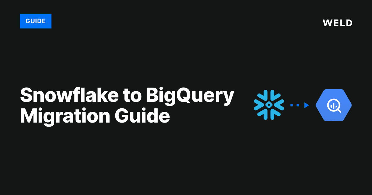 How to Migrate from Snowflake to BigQuery image