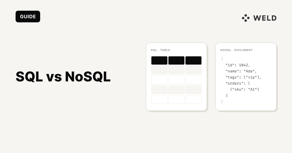 SQL or NoSQL databases - which one is best for storing data in 2025