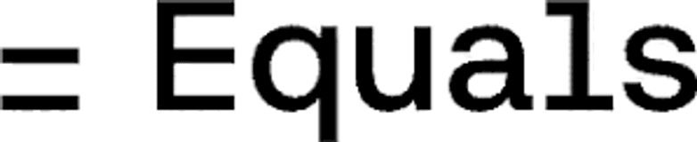 Equals logo