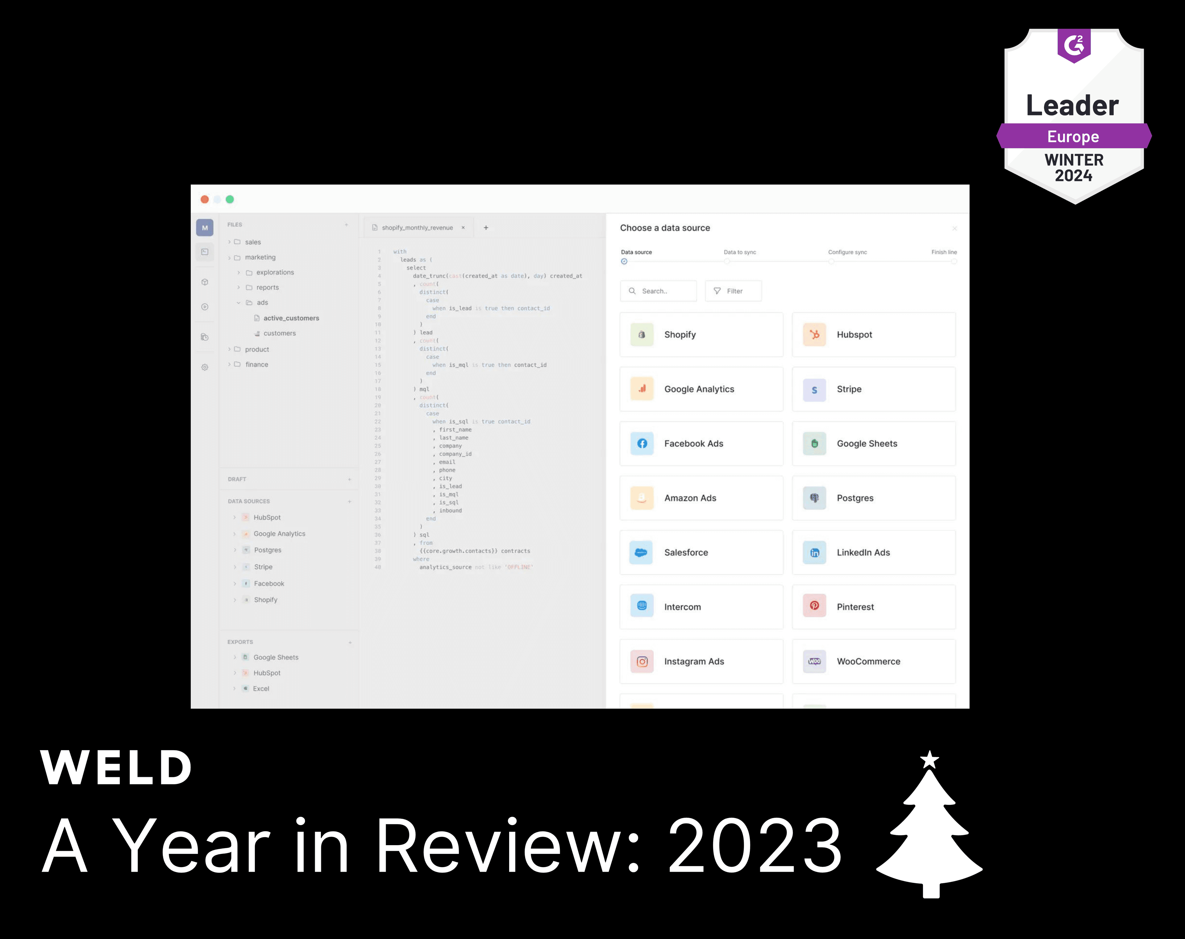 A Year in Review: Weld's Journey in 2023