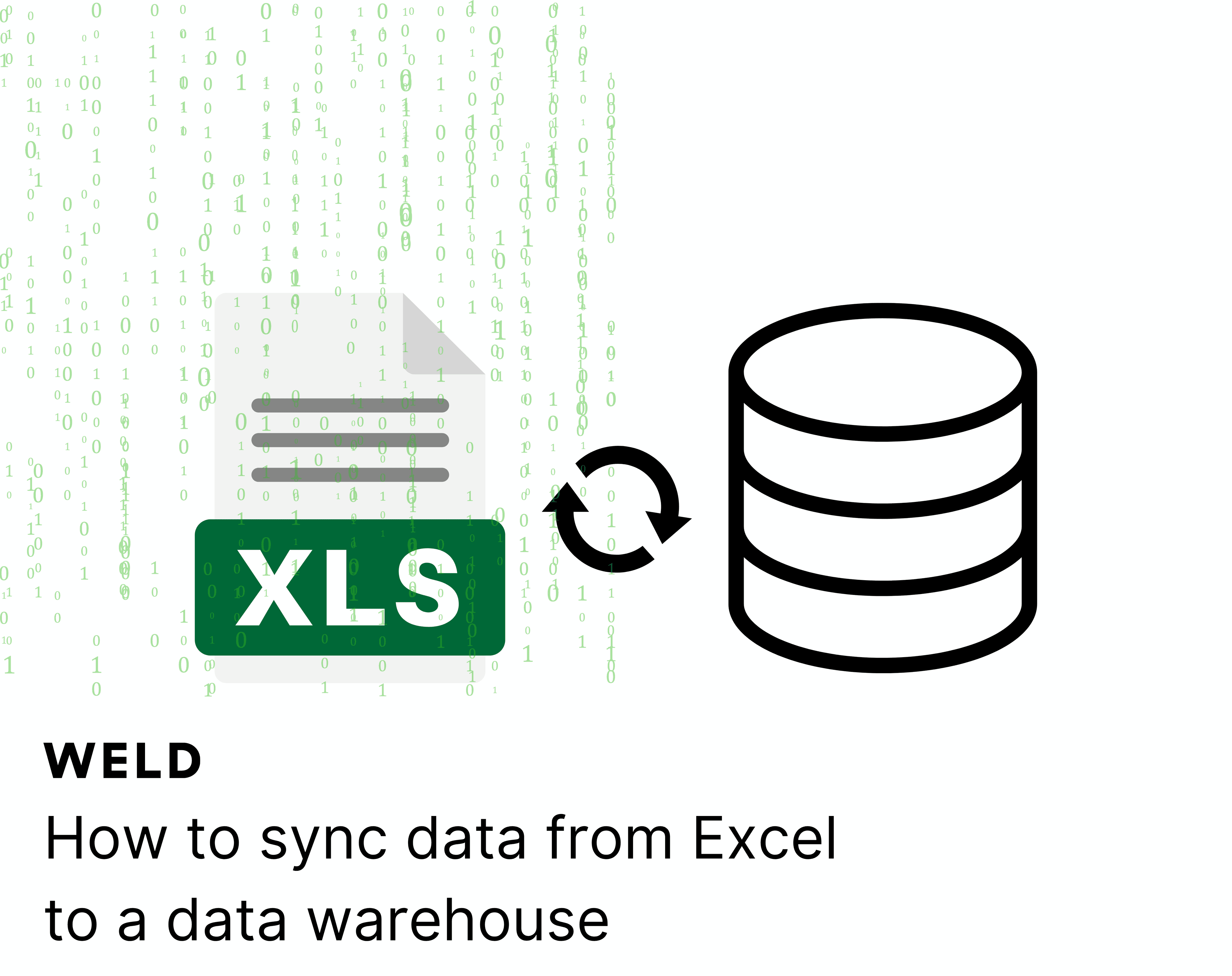 How to sync data from Excel to a data warehouse