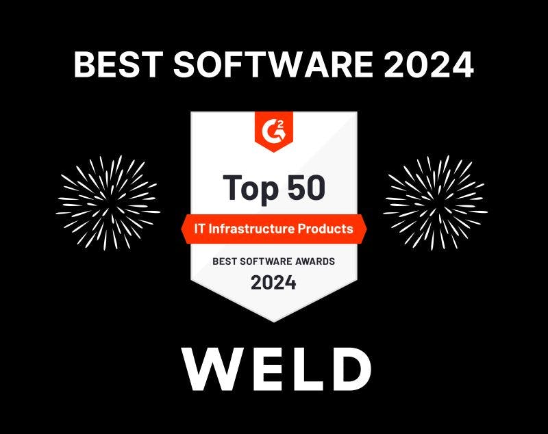  Weld Secures Spot on G2's 2024 Best Software List image